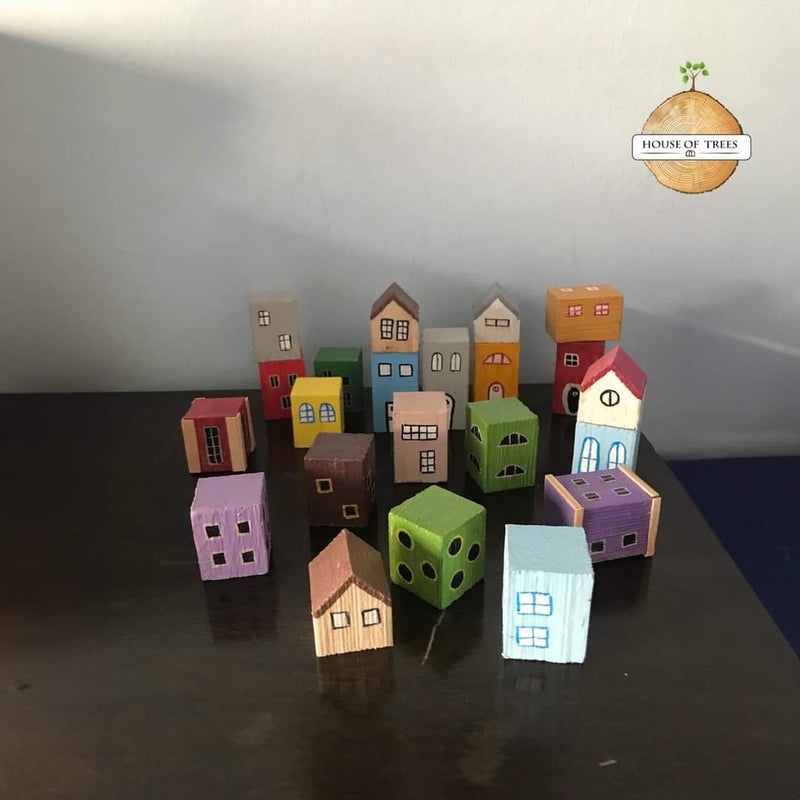 Креативни дрвени коцки за деца | House Of Tree