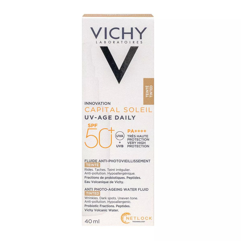 Крема за тонирање на кожата | Vichy | Capital Soleil UV-AGE Daily | SPF50 Fluid | 40ml