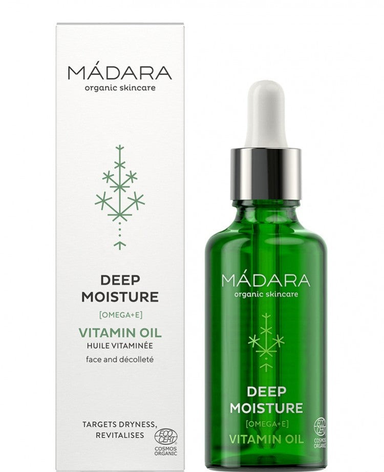 Витаминско масло за зрела и сува кожа за лице и тело | Deep Moisture | 50 ml
