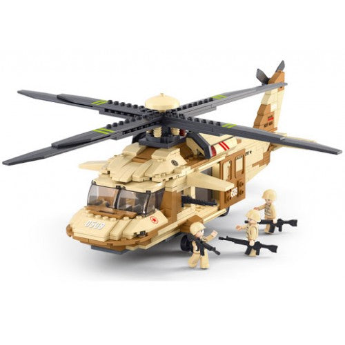 Воен хеликоптер од 439 коцки | Sluban Army