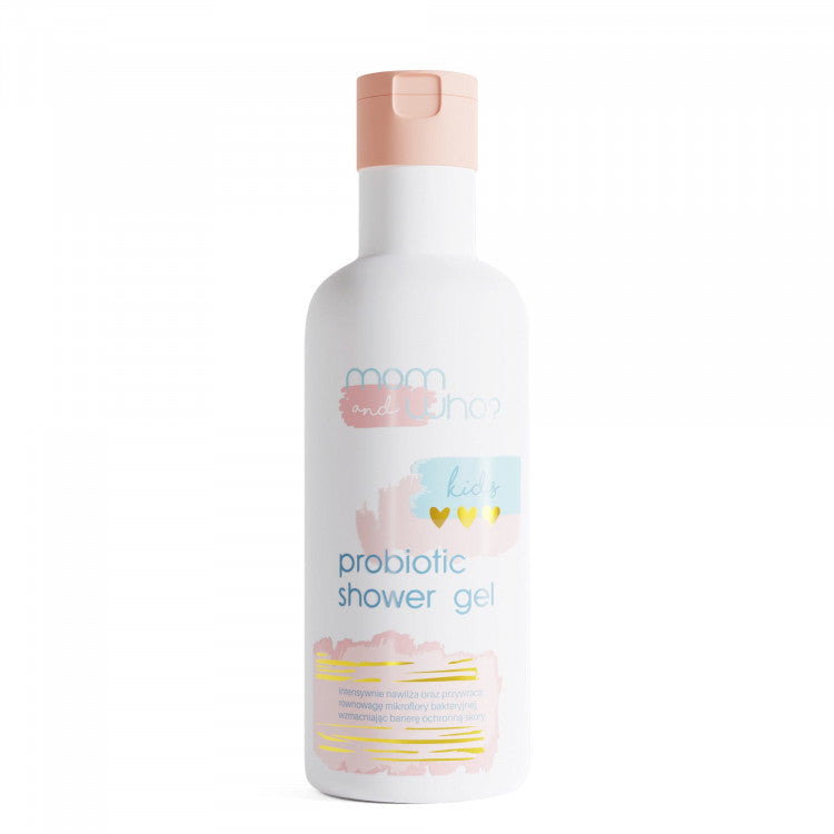 Детски гел за туширање | Mom & Who | Probiotic Moisturizing Soothing Shower Gel | 250 ml