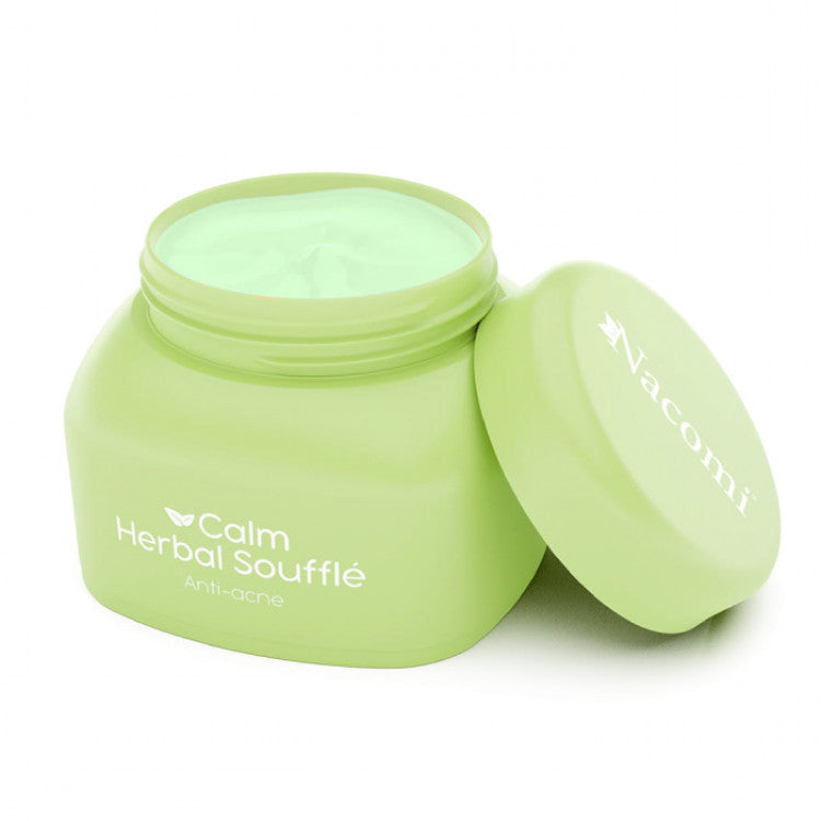 Крем за кожа со акни | Nacomi | Calm herbal souffle pore minimizing and acne-fighting cream | 50 ml