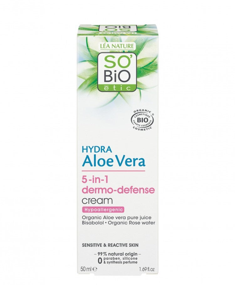 Крема за чувствителна кожа од алое вера | Hydra Aloe Vera | 50 ml