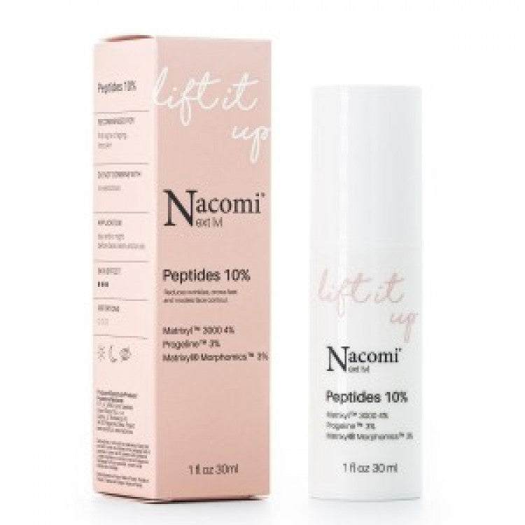 Лифтинг серум за лице | Nacomi | Peptides 10% | 30 ml