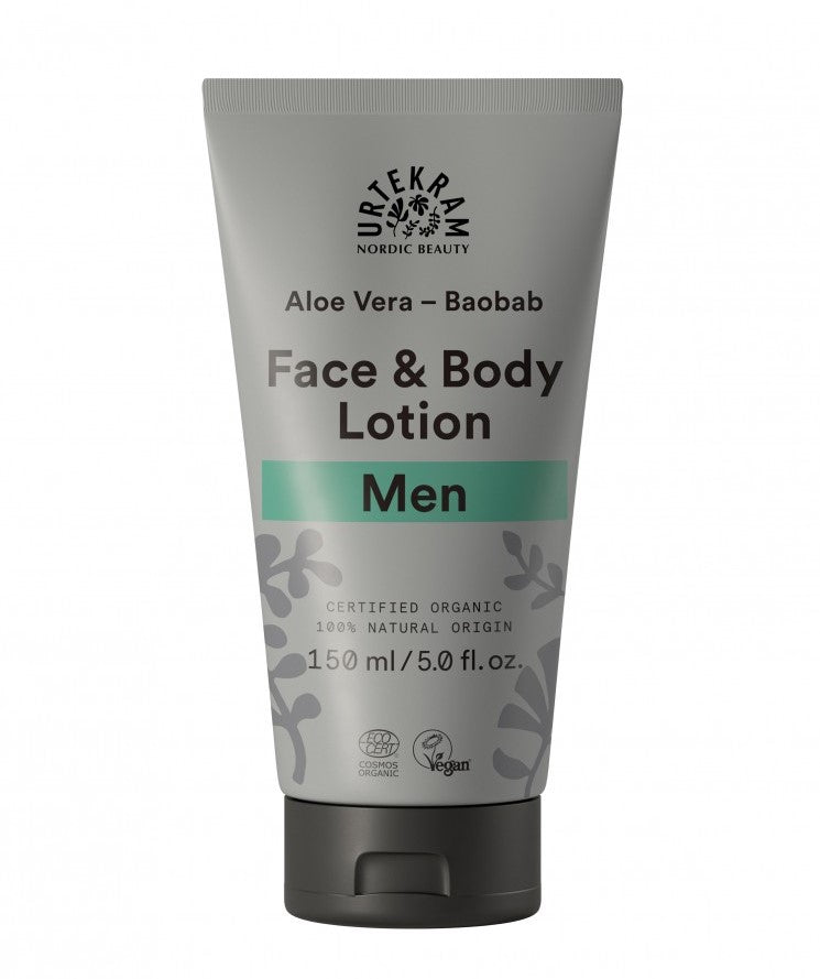 Лосион за мажи за лице и тело од Баобаб | Urtekram | 150 ml