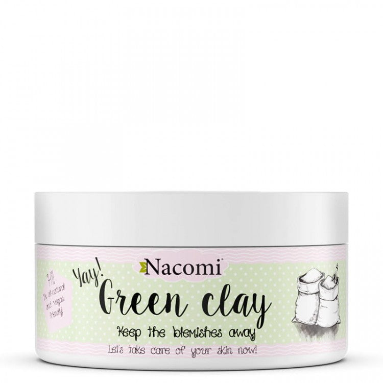 Маска за лице | Nacomi | Green clay | 65 gr