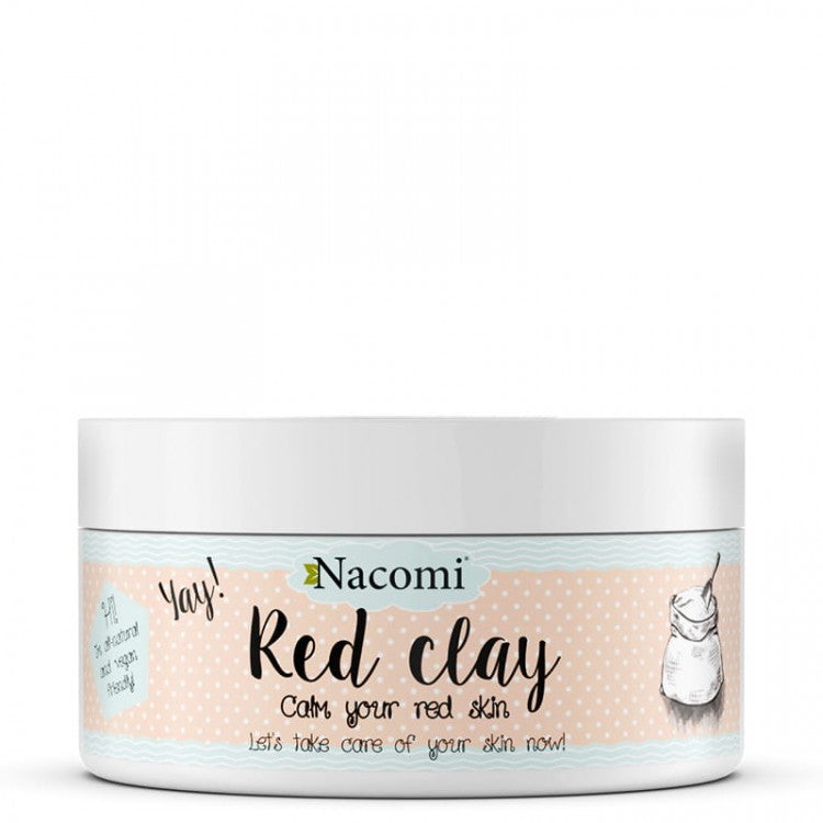 Маска за лице | Nacomi | Red clay 100 gr