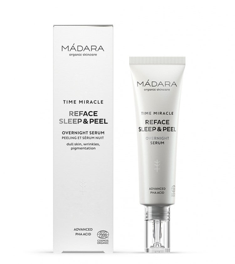 Нокен пилинг серум за зрела безживотна кожа | Time Miracle Sleep & Peel | 30 ml