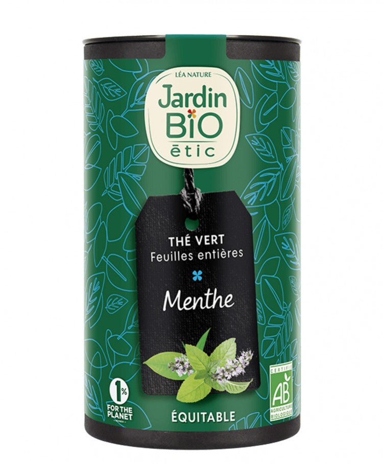 Органски зелен чај од нане | Jardin Bio | 90 gr