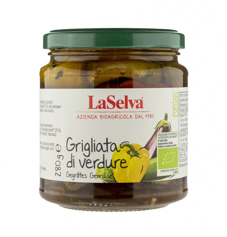 Органски зеленчук на скара во масло | La Selva | 280 gr