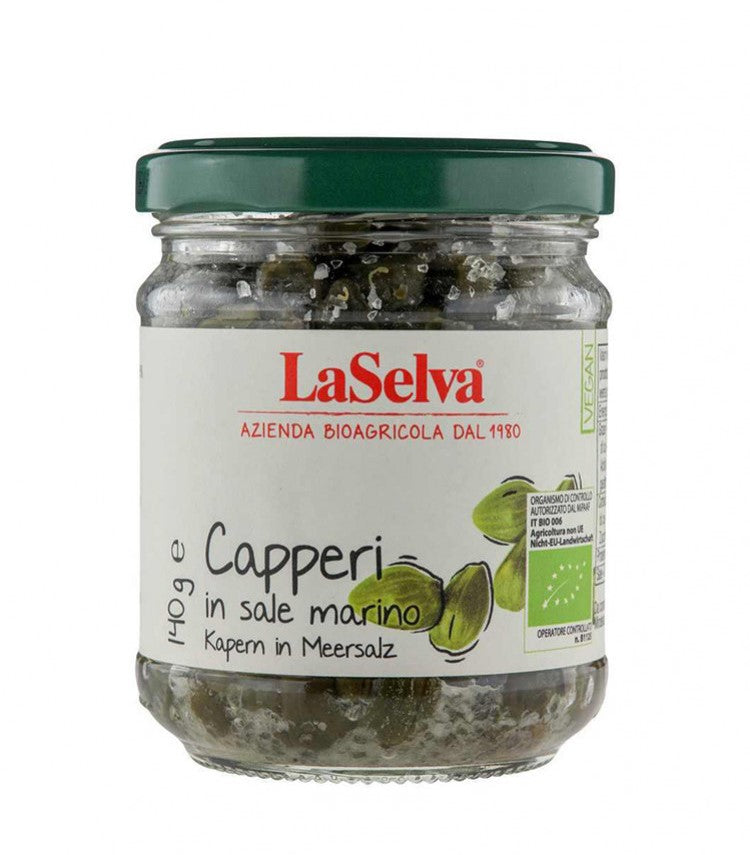 Органски каперси од морска сол | La Selva | 140 gr