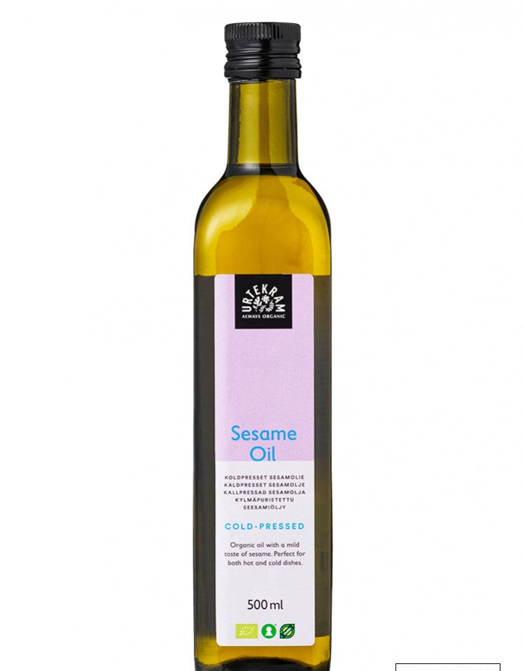 Органско ладно цедено масло од сусам | Urtekram | 500 ml