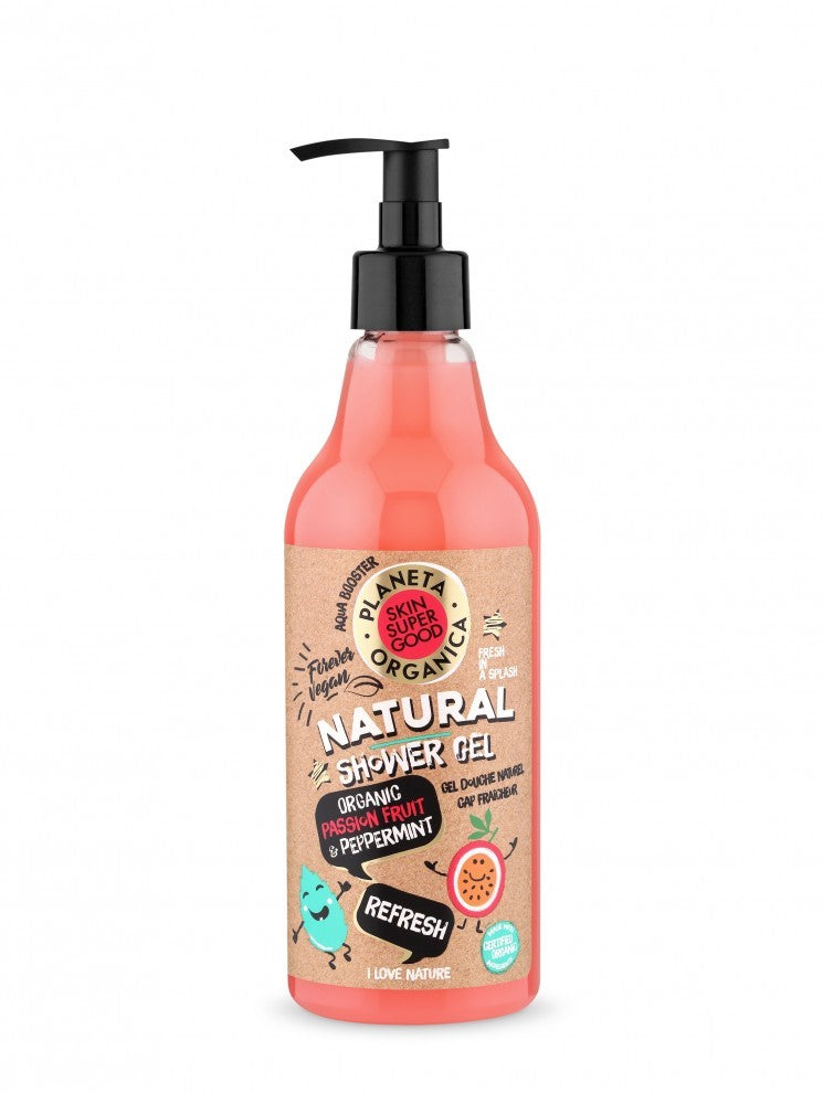 Освежувачки гел за туширање | Refresh | Skin Super Good | 500 ml