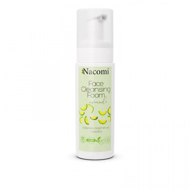 Пена за чистење на лице | Nacomi | Face cleansing foam avocado | 150 ml