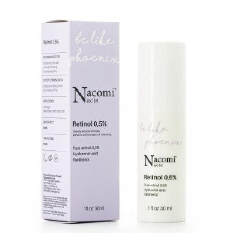 Серум за лице со ретинол | Nacomi | Retinol 0.5% | 30 ml