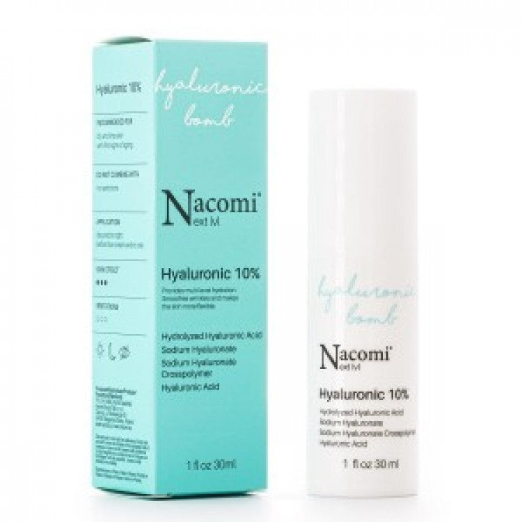 Серум за лице | Nacomi | Hyaluronic Acid 10% | 30 ml