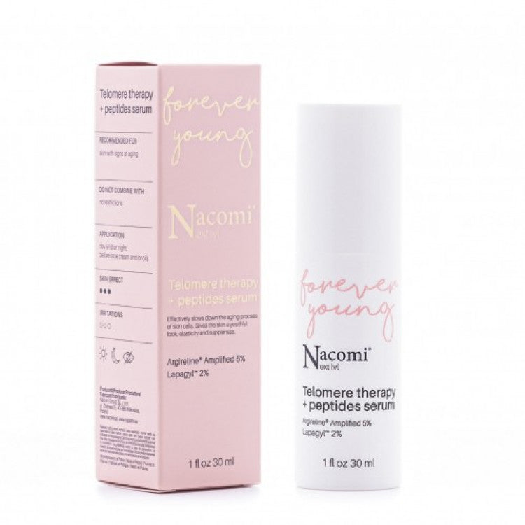 Серум за лице | Nacomi | Telomere Therapy With Peptides | 30 ml