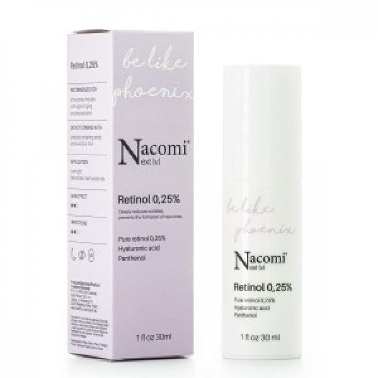 Серум со ретинол | Nacomi | Retinol 0.25% | 30 ml
