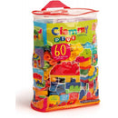Играчка - Сет меки коцки | Clementoni Italy | 60 парчиња