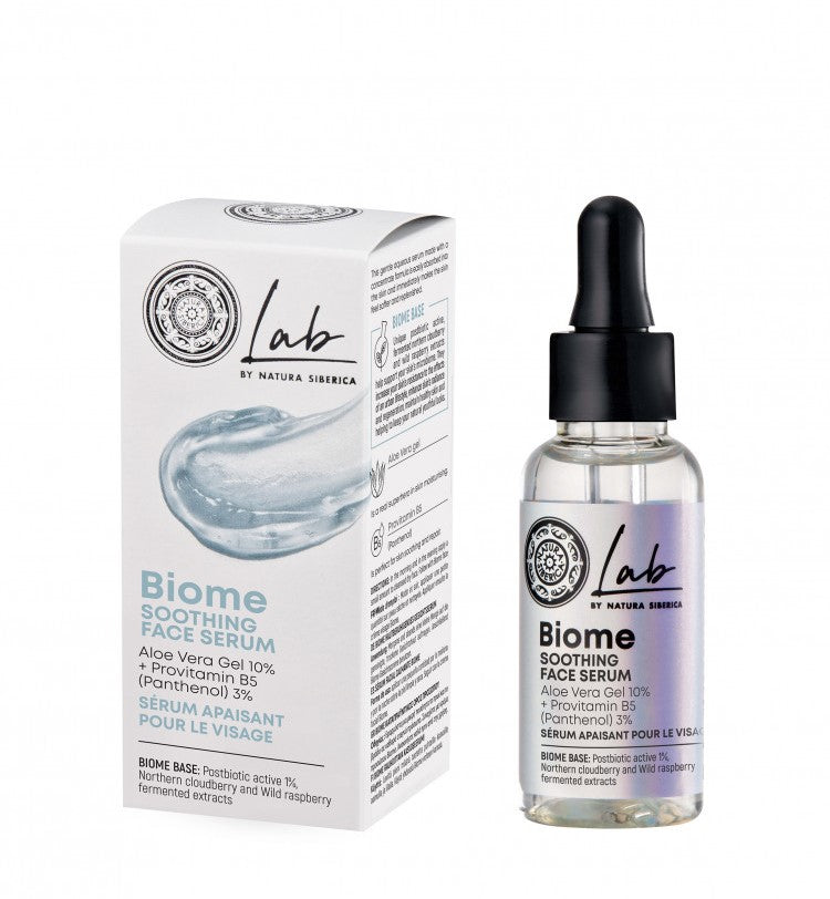 Смирувачки серум за лице | Lab Biome | 30 ml