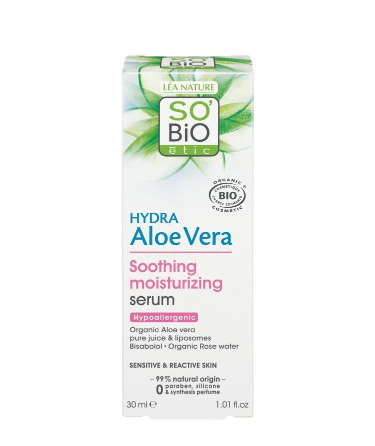 Хипоалергенски серум за чувствителна кожа | Hydra Aloe Vera | 30 ml