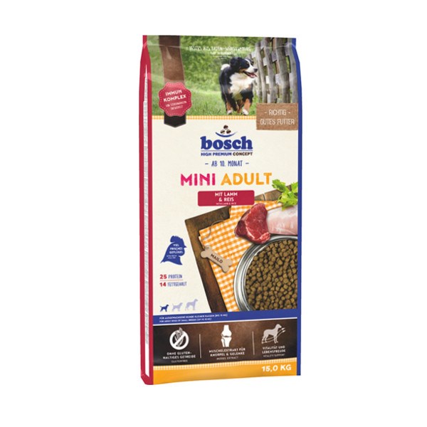 Храна за кучиња | Bosch | Mini Adult Lamb & Rice
