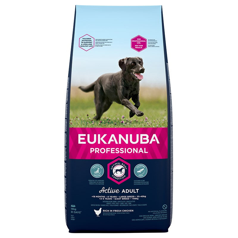 Храна за кучиња | Eukanuba | Adult Large Breed Chicken | 18kg