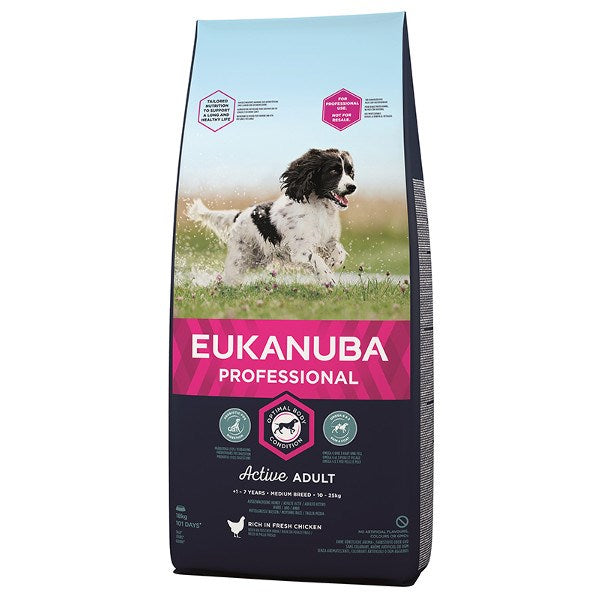 Храна за кучиња | Eukanuba | Adult Medium Breed Chicken