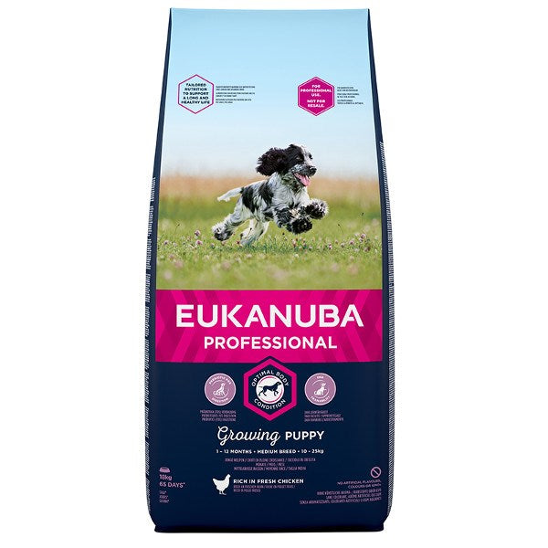 Храна за кучиња | Eukanuba | Puppy Medium Breed Chicken