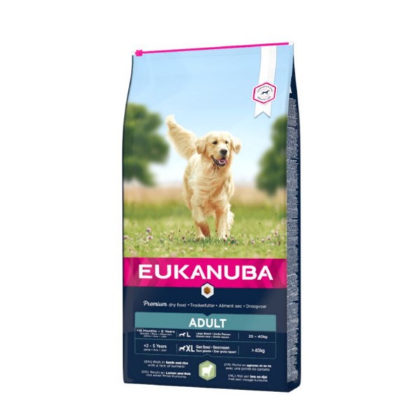 Храна за кучиња со месо од јагне и ориз | Eukanuba