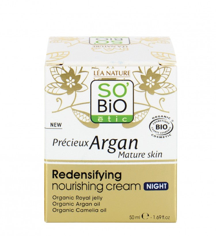 Хранлива ноќна крема за зрела кожа од арган | Pricieux Argan | 50 ml