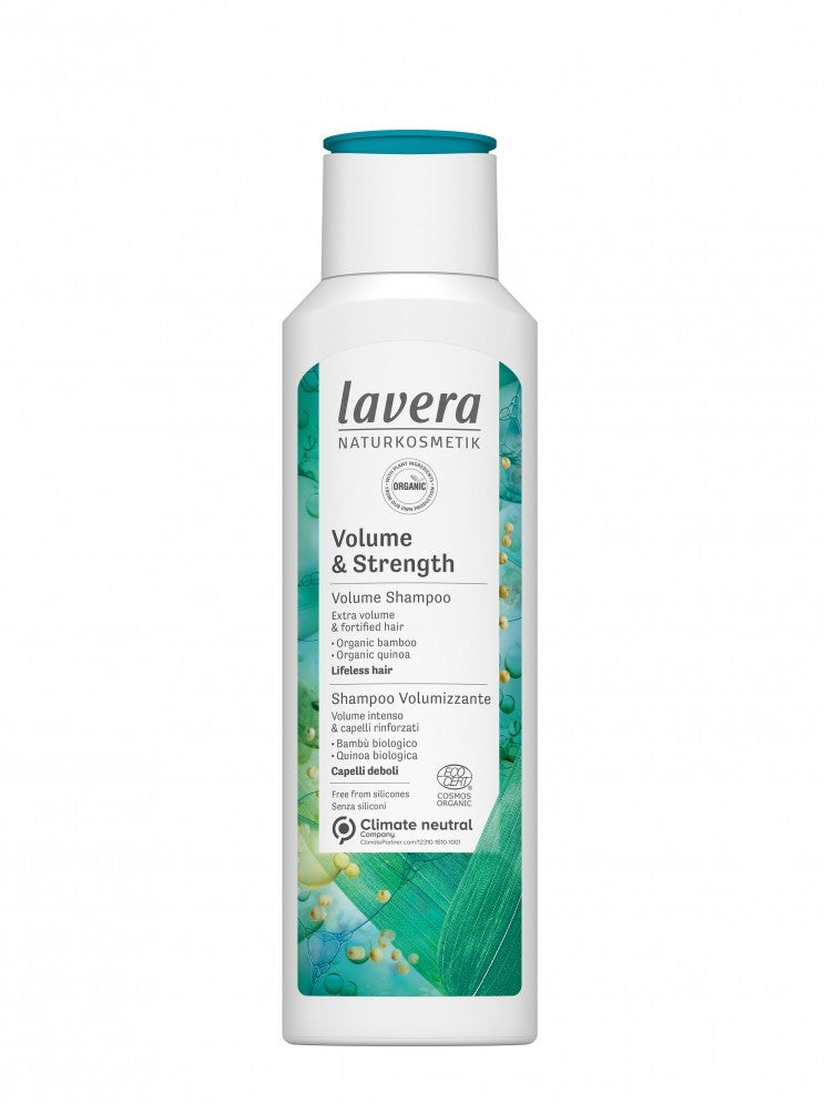 Шампон за волумен на коса - Volume & Strength | Lavera | 250 ml
