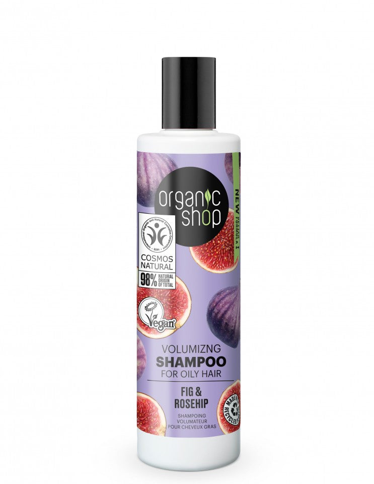 Шампон за масна коса - Fig & Rosehip | Organic Shop | 280 ml