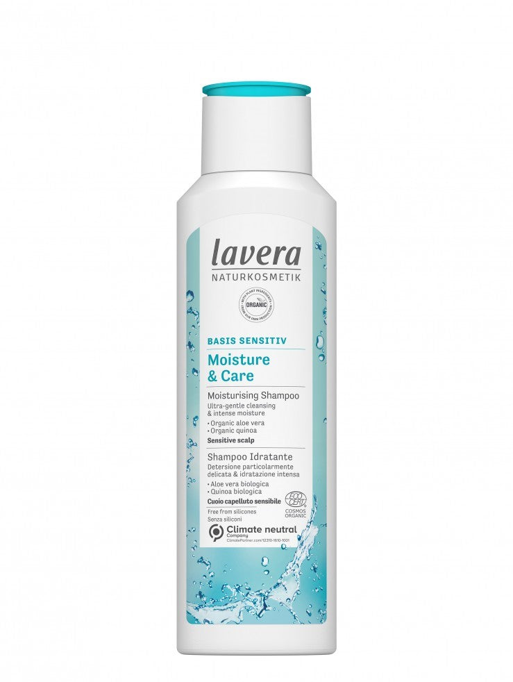 Шампон за сува и сензитивна коса | Lavera | 250 ml