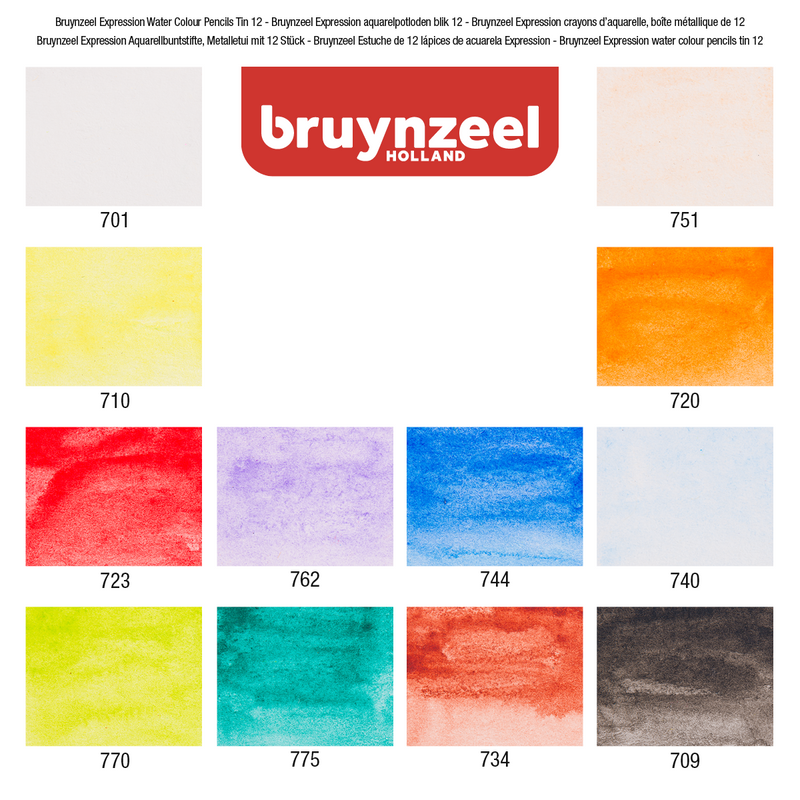 Акварелни дрвени боици - Expression | Bruynzeel