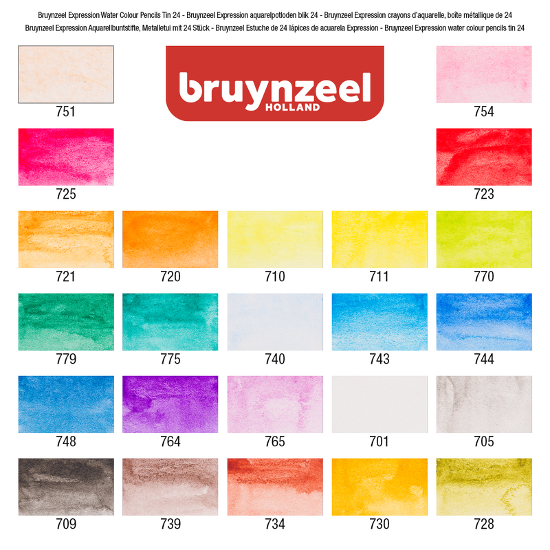 Акварелни дрвени боици | Expression | Bruynzeel