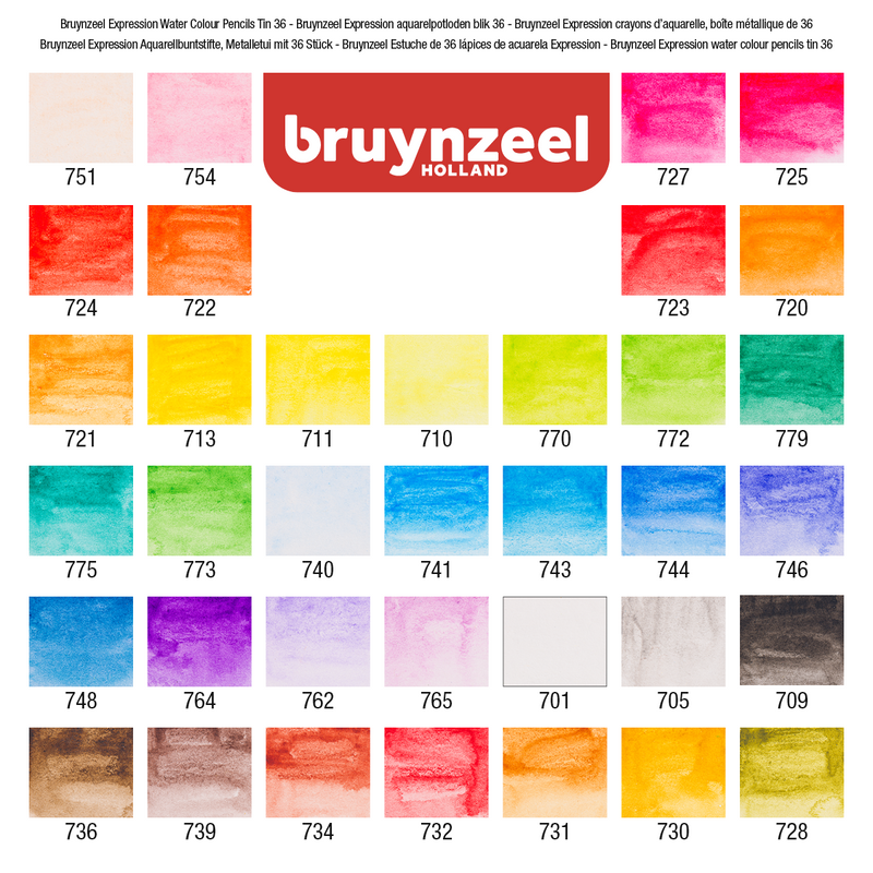 Акварелни дрвени боици | Expression | Bruynzeel