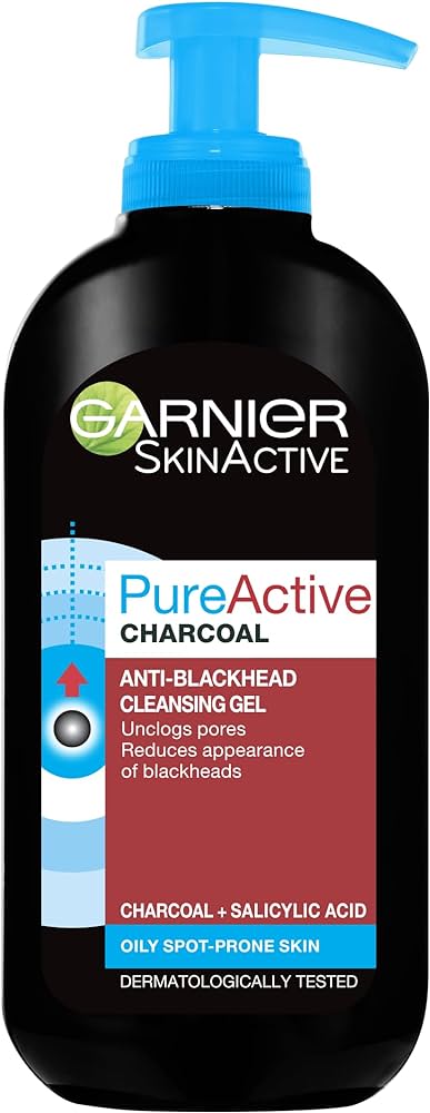 Гел за чистење на лице со активен јаглен - Pure Active | Garnier | 250ml