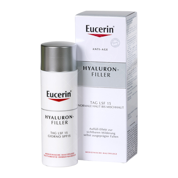 Дневен крем за нормална и комбинирана кожа | Eucerin Hyaluron-Filler | SPF15 | 50ml