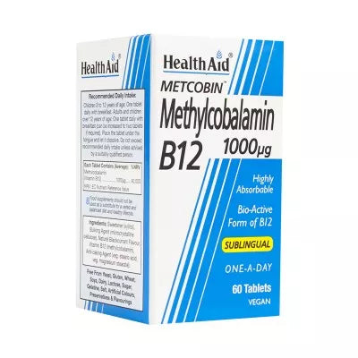 Додаток во исхрана | Health Aid | Methylcobalamin B12 | Metcobin | 1000ug