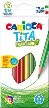 Дрвени бои - 12 | Carioca | Tita Triangular