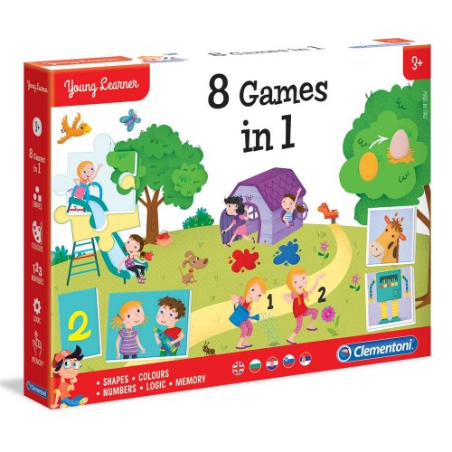 Едукативни игри "8 игри во 1" | Clementoni | 4+ години