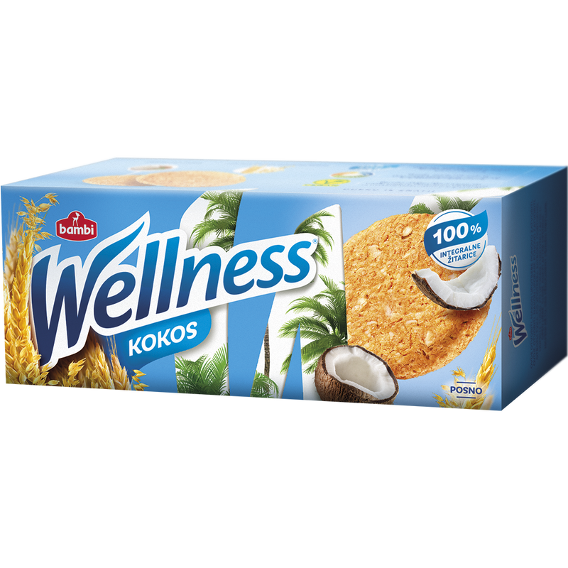 Интегрален кекс со кокос | Wellness | 210g