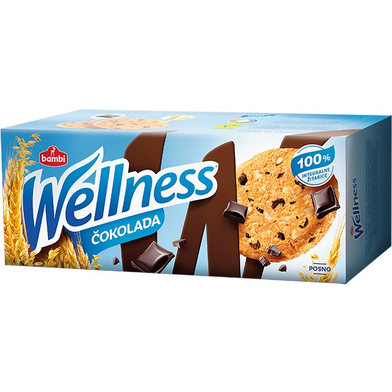 Интегрален кекс со чоколадо | Wellness | 210g