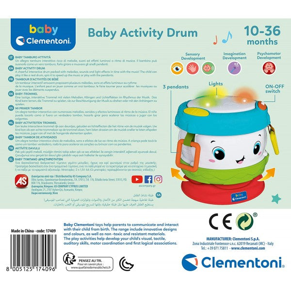 Интерактивен тапан | Clementoni | 10-36 месеци