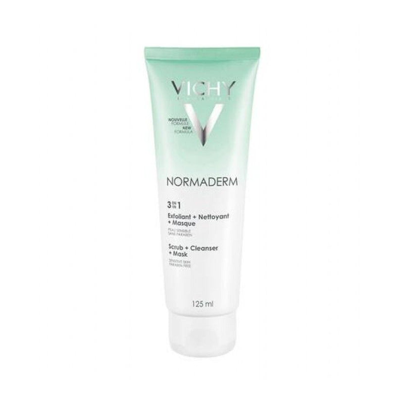 Крема за чистење на лицето | Vichy | Normaderm 3 во 1 | 125 ml
