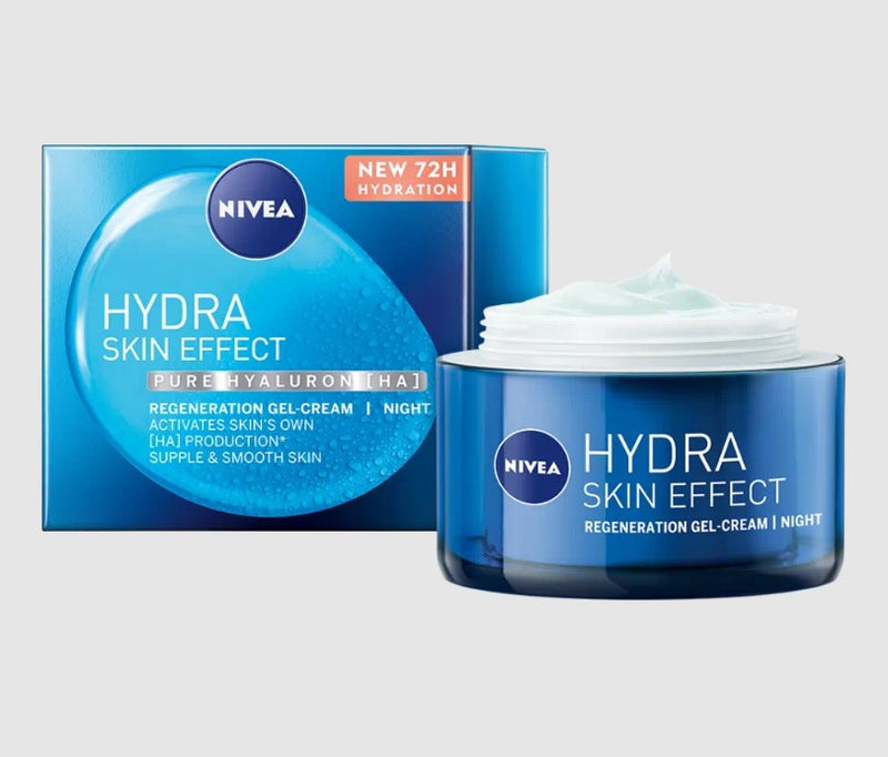 Ноќна крема со хијалуронска киселина | Nivea | Hydra Skin | 50ml