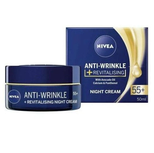 Ноќна крема за лице | Nivea | Anti Wrinkle 55+ | 50ml