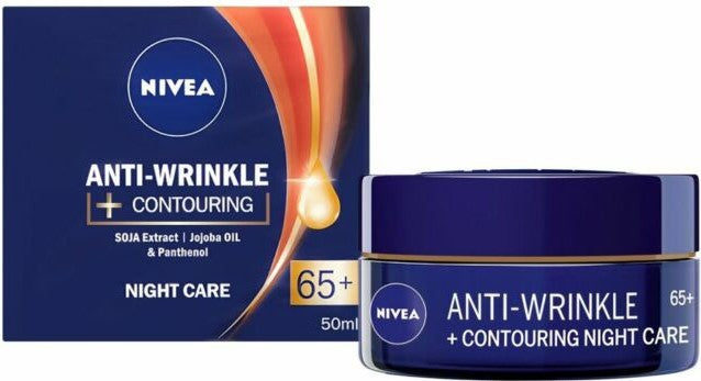 Ноќна крема за лице | Nivea | Anti Wrinkle 65+ | 50ml