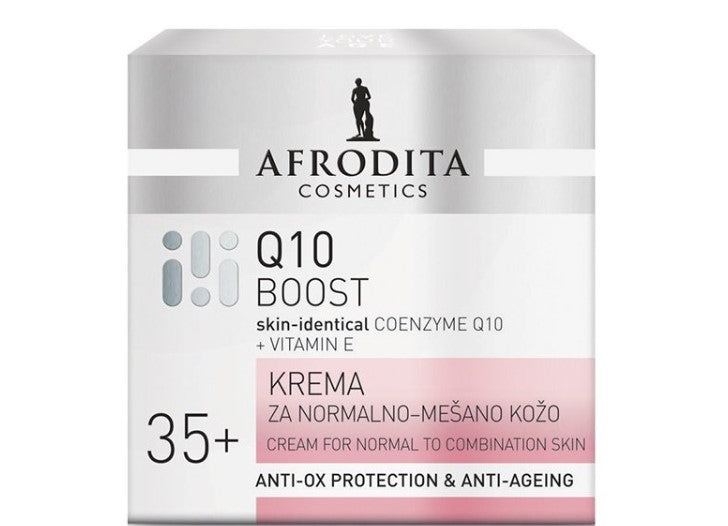 Крема за нормална до комбинирана кожа - Q10 Boost | Afrodita | 50 ml